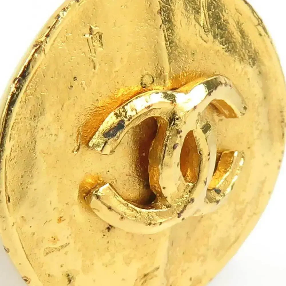 Chanel Cc Logo Clip-On Earrings Gold- #256688C51B